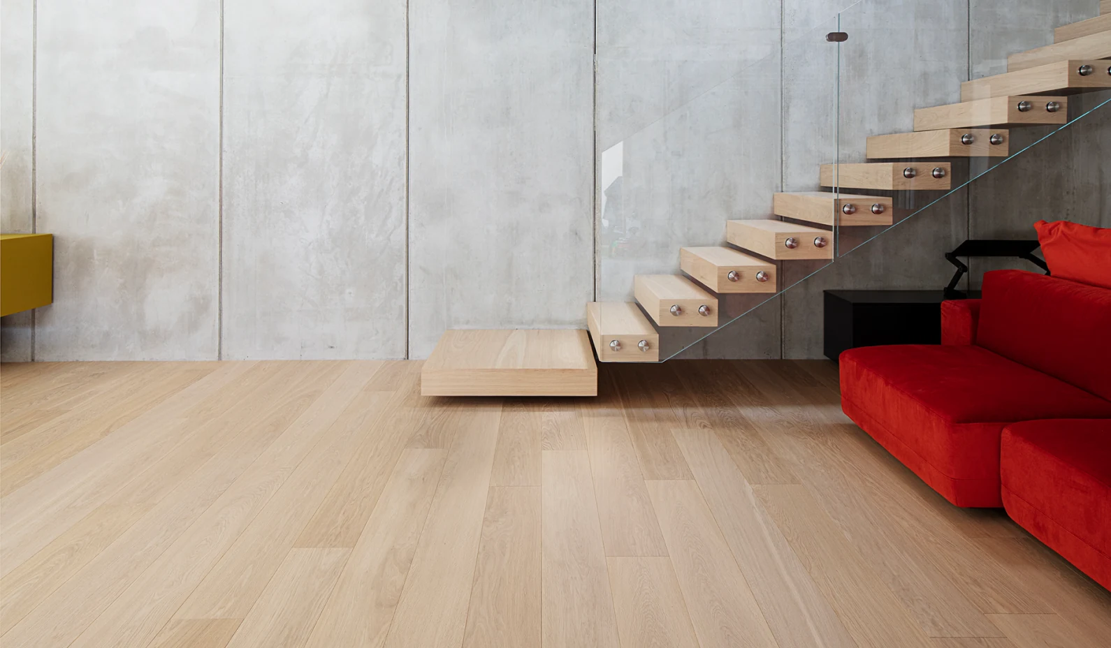 Interni con parquet Rovere Zenzero Unica